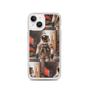 Astronout in the City iPhone Case