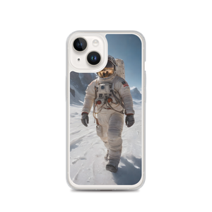 Astronaut Snow iPhone Case