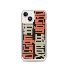 Design Express Typography iPhone Case