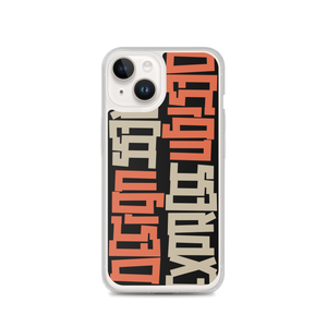 Design Express Typography iPhone Case