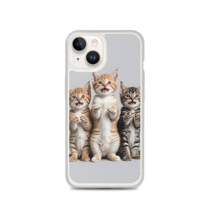 Funny Tripple Cats iPhone Case