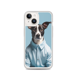 Sad Dog Blue iPhone Case