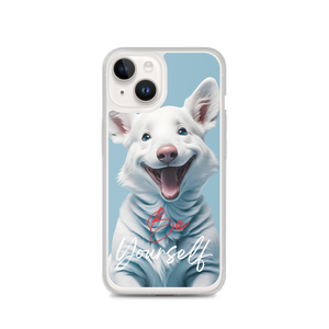 Cute Dog Be Yourself iPhone Case