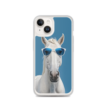 Cool Blue Horse iPhone Case