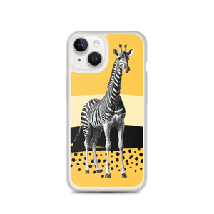 Giraffe Zebra Skin iPhone Case