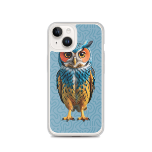 Blue Owl iPhone Case