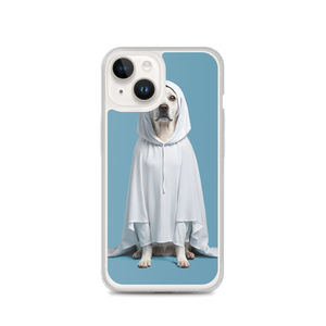 Dog in Ghost Costume iPhone Case