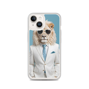 Funky White Lion iPhone Case