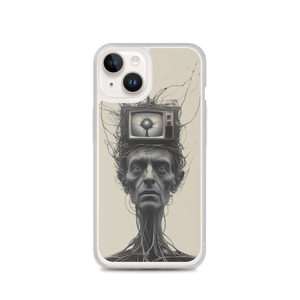 Brain Wash by Media iPhone Case