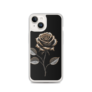 Rose Copper Art iPhone Case