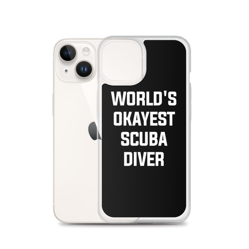 World's Okayest Scuba Diver Clear Case for iPhone®