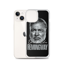 Drink Like Hemingway Portrait Clear Case for iPhone®