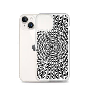 Vertigo Optical Illusion Background iPhone® Phone Case