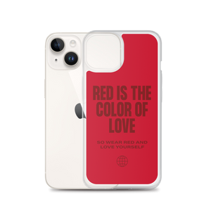 Red is the color of love iPhone® Phone Case