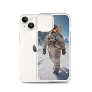 Astronaut Snow iPhone Case