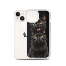 Two Black Cats Follows iPhone Case