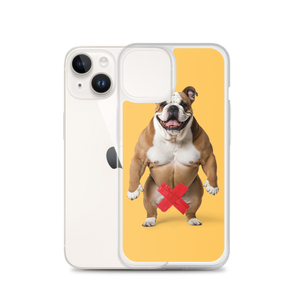 Bulldog X-Tape Yellow iPhone Case