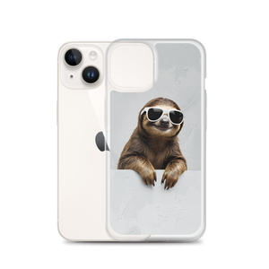 Cool Smiling Sloth iPhone Case