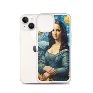 Monalisa Painting in Van Gogh Style iPhone Case