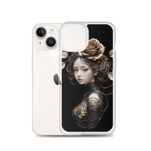 Lady Rose Copper Wire Art iPhone Case