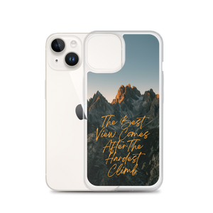 The Best View Comes iPhone Case