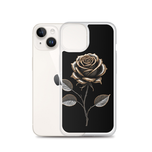 Rose Copper Art iPhone Case