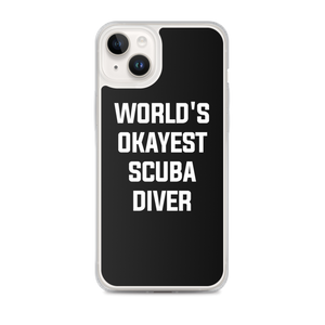 World's Okayest Scuba Diver Clear Case for iPhone®