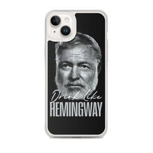 Drink Like Hemingway Portrait Clear Case for iPhone®