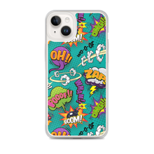 Comic Text Pattern iPhone Case