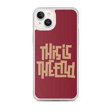 THIS IS THE END? Burgundy iPhone Phone Case