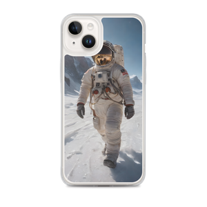 Astronaut Snow iPhone Case