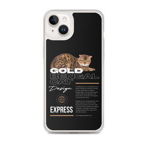 Gold Bengal Cat iPhone Case