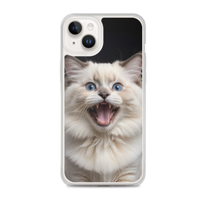 Angry Ragdoll Kitten iPhone Case