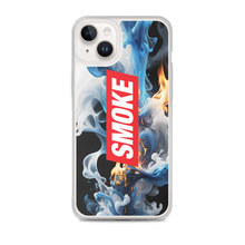 Blue Smoke Fire iPhone Case