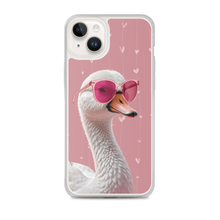 Cute Pink Swan iPhone Case