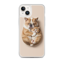 Cute Baby Cat and Dog Sleep iPhone Case