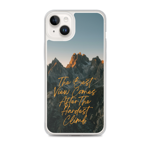 The Best View Comes iPhone Case