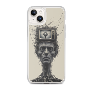 Brain Wash by Media iPhone Case