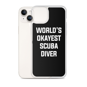 World's Okayest Scuba Diver Clear Case for iPhone®