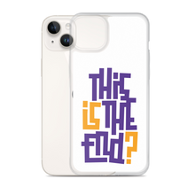 IS/THIS IS THE END? Purple Yellow iPhone Phone Case