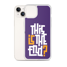 IS/THIS IS THE END? Purple Yellow Reverse iPhone Phone Case