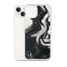 Black and White Fluid iPhone® Phone Case