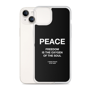 Freedom is the oxygen of the soul iPhone® Phone Case