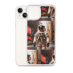 Astronout in the City iPhone Case