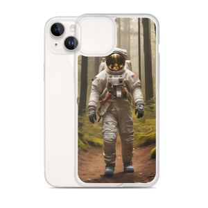 Astronout in the Forest iPhone Case