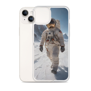 Astronaut Snow iPhone Case