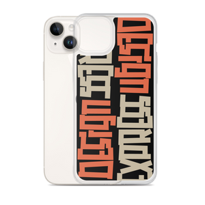 Design Express Typography iPhone Case