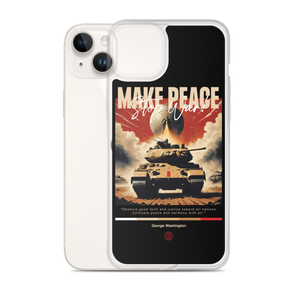 Make Peace Stop War Tank iPhone Case