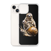 Sloth Riding A Snail iPhone Case