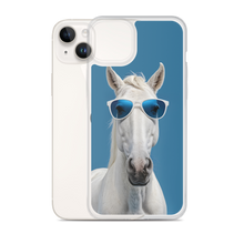 Cool Blue Horse iPhone Case